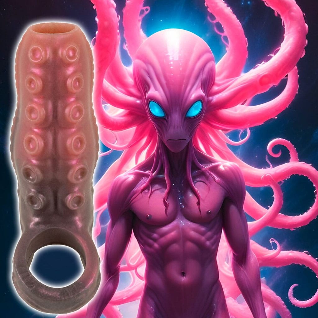 Beasty Cocks - Tentacle Penis Sleeve met Ballring