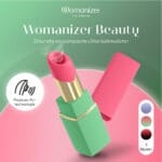 Womanizer Beauty Roze/Groen – Lipstick Luchtdruk Vibrator